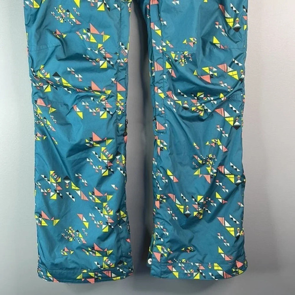 BETTY RIDES Mosiac Print Rocker Snowboard Ski Pant Teal Green 10K Waterproof S - Picture 3 of 16